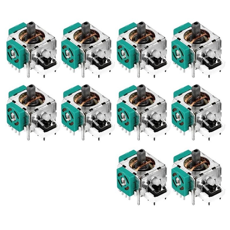 Gaming Accessories Best - Best-10Pcs Ersatz-Original-Joystick 3D-Analog-Stick für PS2-Controller Reparatur