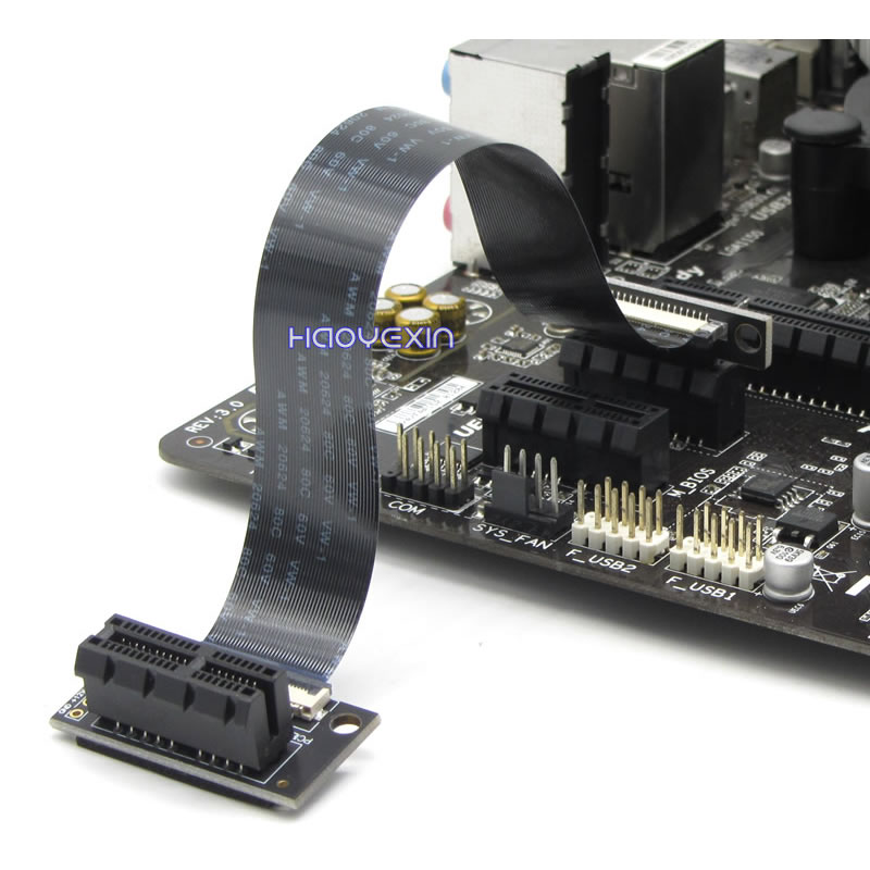 Pcie Extension Cable - PCI-e 1X FPC Express Riser Extension