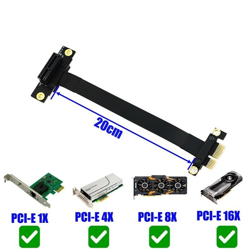 Pcie Extension Cable - 90 Grad Pci-E Pci Express 1X