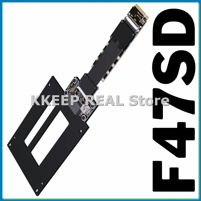 Pcie Extension Cable - F47SD M.2 NVMe zu E1.S/E3.S SSD-Verlängerungskabel