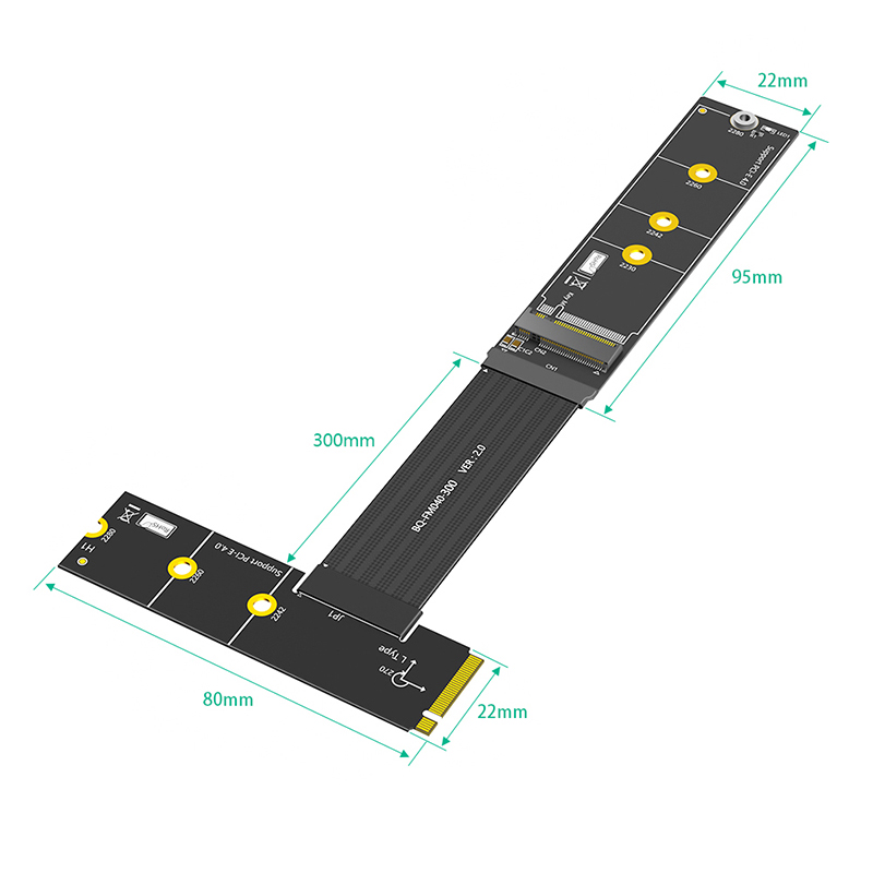 30 cm M.2 NVME 4.0 Verlängerun – Pcie Extension Cable Bewertung und Preis