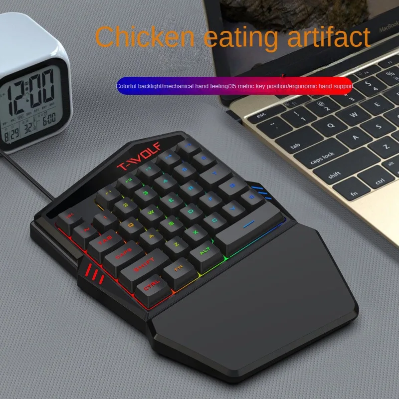 T-WOLF TF900 Einhand-Tastatur- – Gaming Accessories Bundle Bewertung und Preis