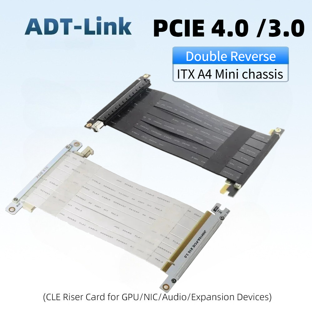 Schwarz-Weißes Doppel-Reverse- – Pcie Extension Cable Bewertung und Preis