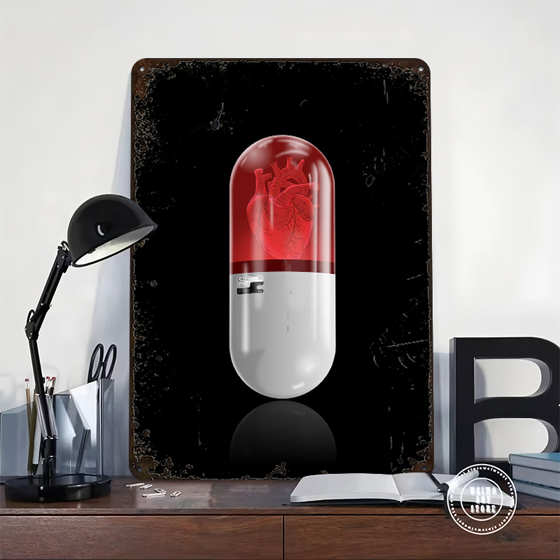 L Pill Poster Retro 3D-Gedruck – Gaming Accessories Gifts For Men Bewertung und Preis